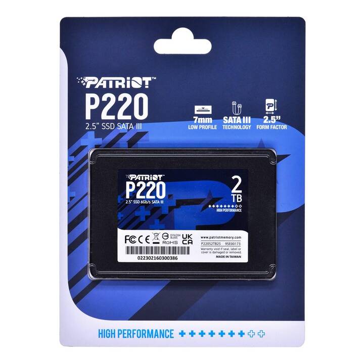 PATRIOT MEMORY P220 (SATA-II, 2000 GB)