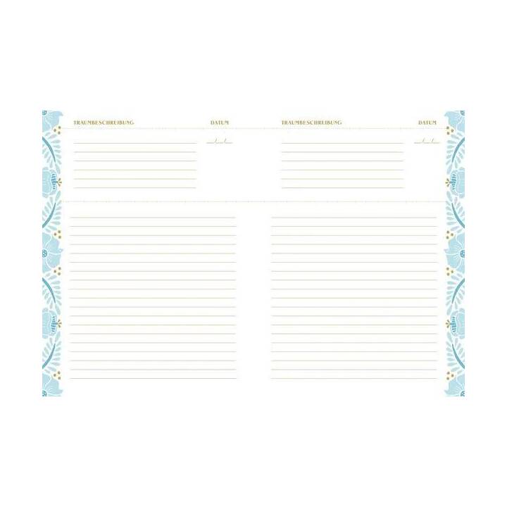 KNESEBECK Journal intime Mein Traumtagebuch (15 cm x 1.6 cm x 20.3 cm, Bleu)