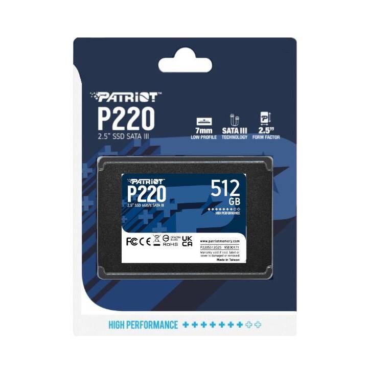 PATRIOT MEMORY P220 (SATA-III, 512 GB)