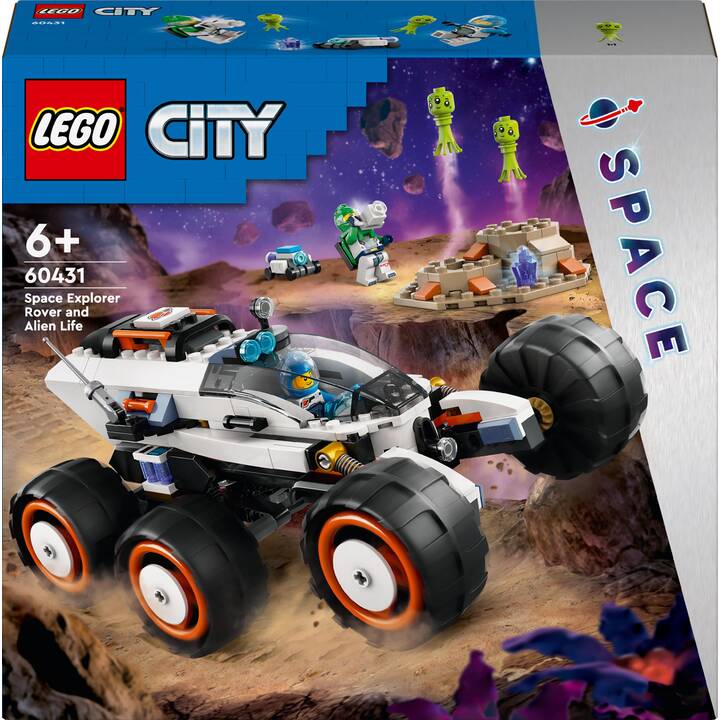 LEGO City Le rover d’exploration spatiale et la vie extraterrestre (60431)