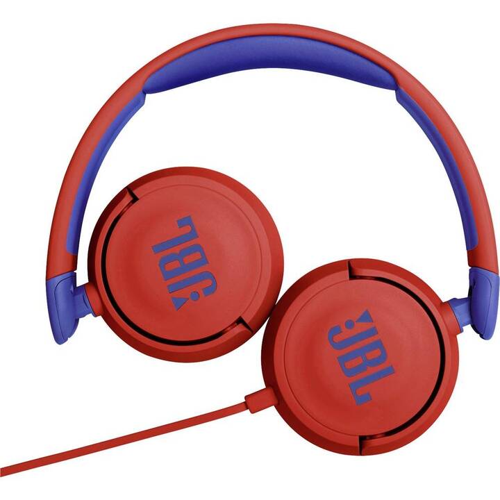 JBL BY HARMAN JR 310 Casque d'écoute pour enfants (On-Ear, Bleu, Rouge)