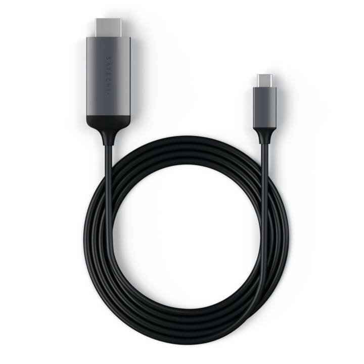 SATECHI Verbindungskabel (USB C, HDMI, 1.8 m)