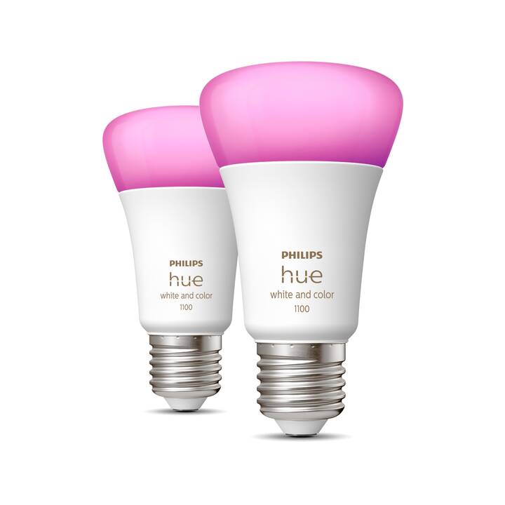 PHILIPS HUE LED Birne White & Color Ambiance (E27, Bluetooth, 9 W)