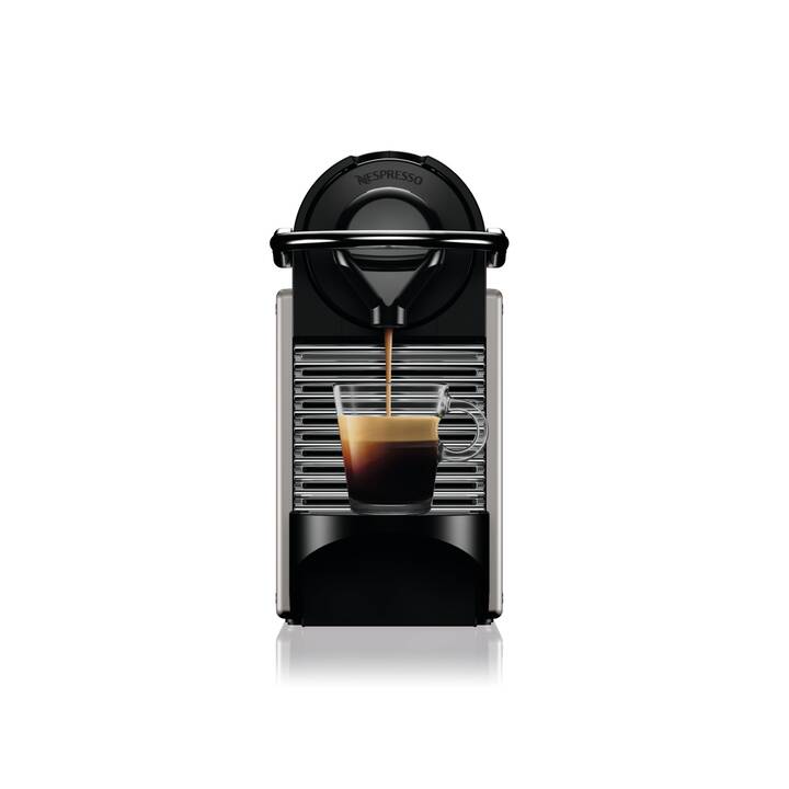 KRUPS Pixie Titan 2 XN304T (Nespresso, Gris titane)