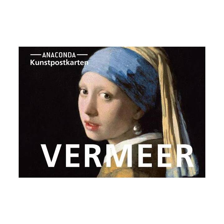 ANACONDA VERLAG Carte postale Jan Vermeer (Universel, Multicolore)