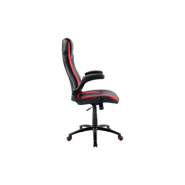 LC POWER Gaming Chaise CL-RC-BR-2 (Noir, Rouge)