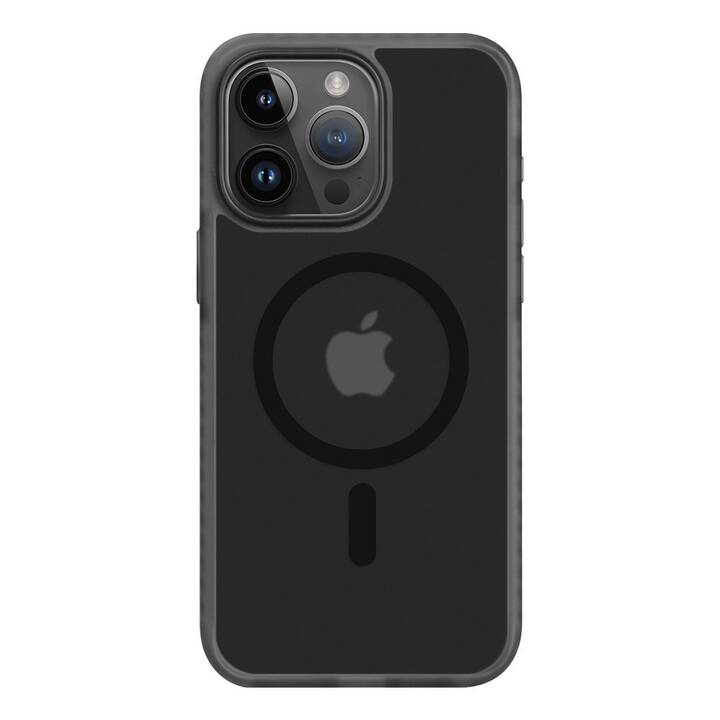 NEVOX Backcover Invisio (iPhone 15 Pro Max, Transparente, Nero)