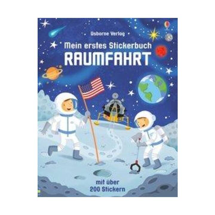 USBORNE PUBLISHING Livres autocollants Mein erstes Stickerbuch: Raumfahrt (Univers)