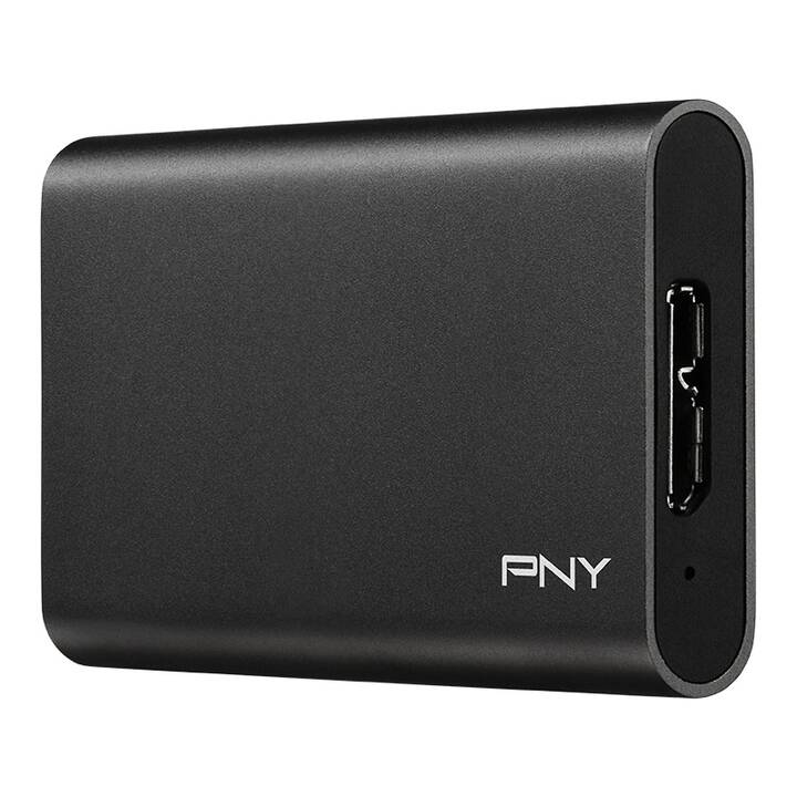 PNY TECHNOLOGIES Elite (USB Typ-A, 240 GB, Schwarz)