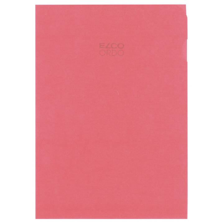 ELCO Cartellina trasparente (Rosso, A4, 10 pezzo)
