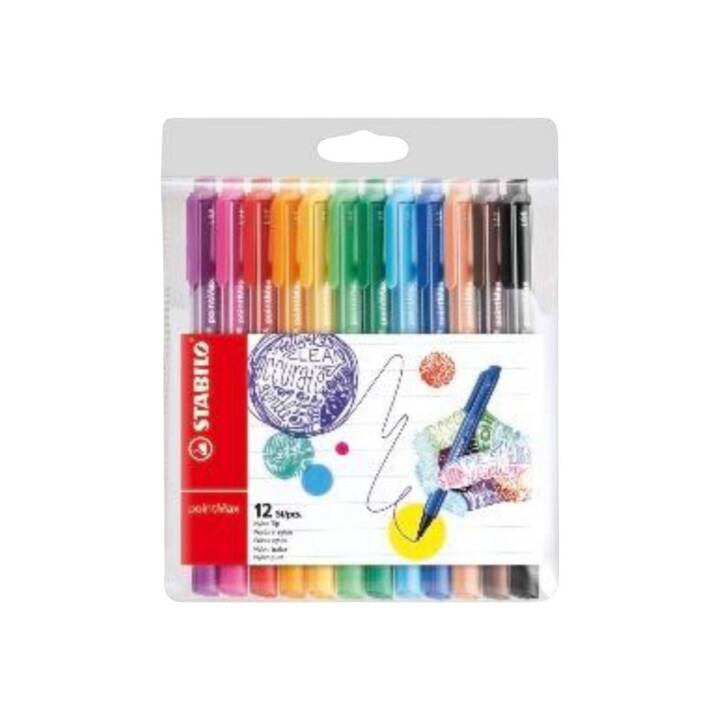 STABILO Crayon feutre (Multicolore, 12 pièce)
