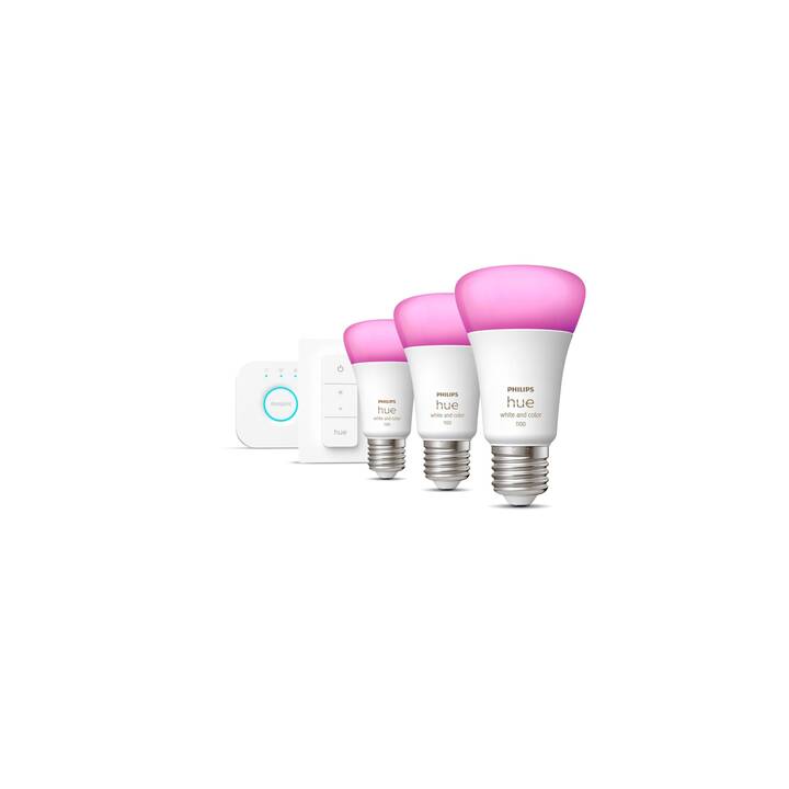 PHILIPS HUE Ampoule LED White & Color (E27, Bluetooth, 9 W)