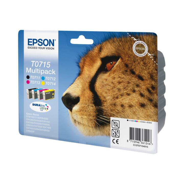 EPSON C13T07154012 (Jaune, Noir, Magenta, Cyan, Multipack)