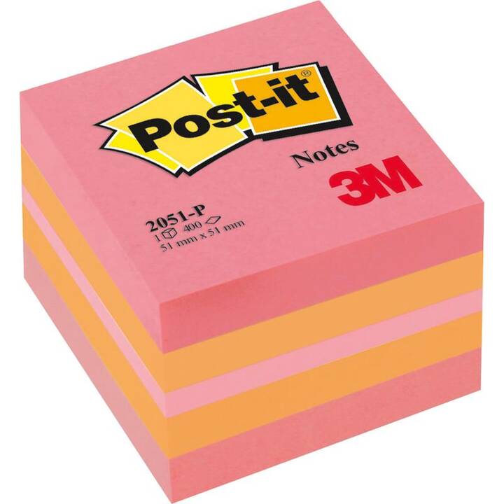 3M Blocchetti memo Post-it Mini (400 foglio, Multicolore)