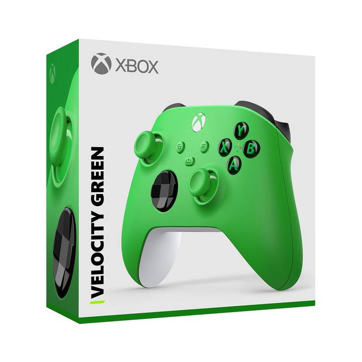 MICROSOFT Xbox Wireless Controller Velocity Green  (Vert électrique)