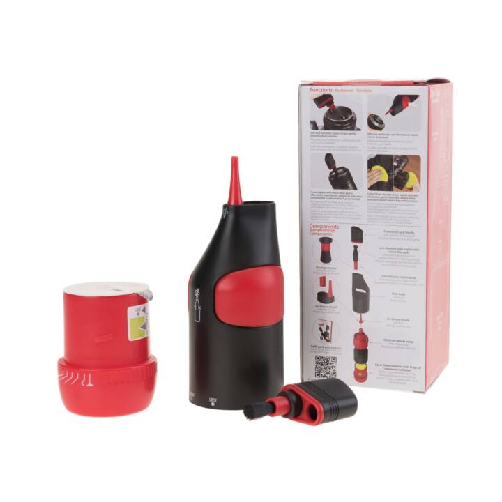 CYBER CLEAN CameraCare Kit per pulizia della fotocamera (Nero, Rosso)