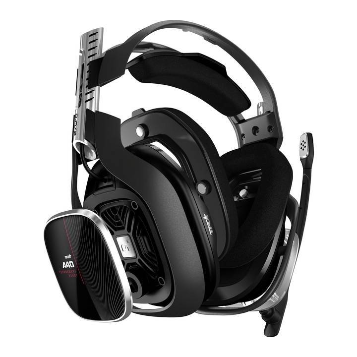 ASTRO GAMING Gaming A40 TR + MixAmp M80 (Over-Ear, Argent, Noir)