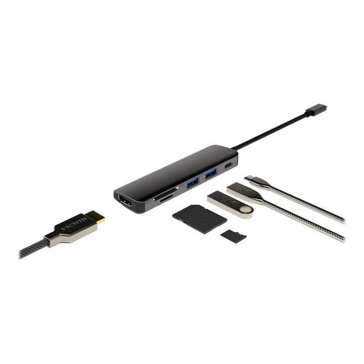 4SMARTS Stations d'accueil (HDMI, USB de type C, 2 x USB 3.0 de type A, 2 x USB 3.2 Typ-A)
