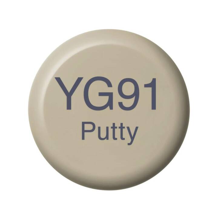 COPIC Encre YG91 - Putty (Gris pigeons, 12 ml)