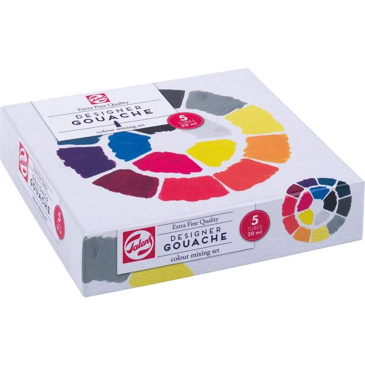TALENS Colore acrilica Set (5 x 20 ml, Multicolore)