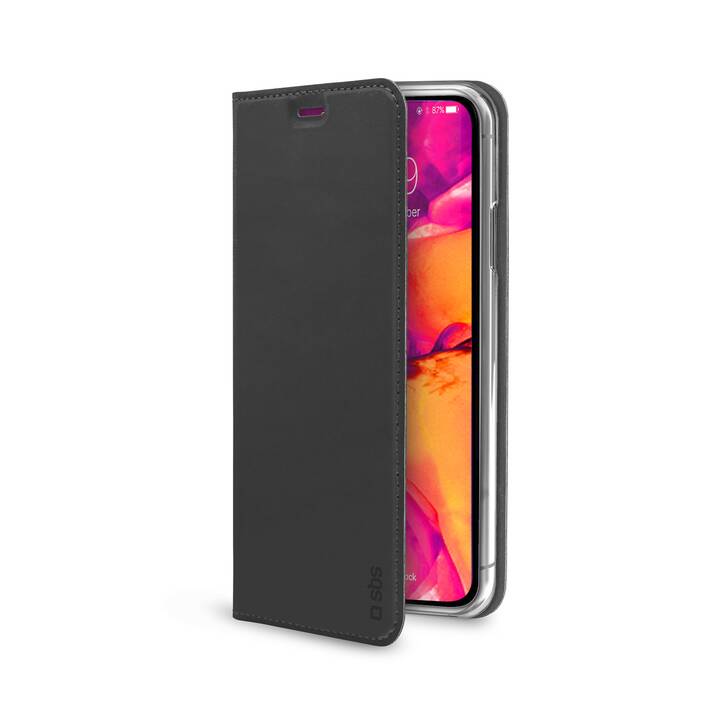 SBS Flipcover Book (iPhone 12, iPhone 12 Pro, Schwarz)