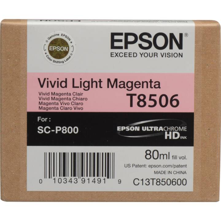 EPSON C13T850600 (Magenta, Light Magenta, 1 pièce)