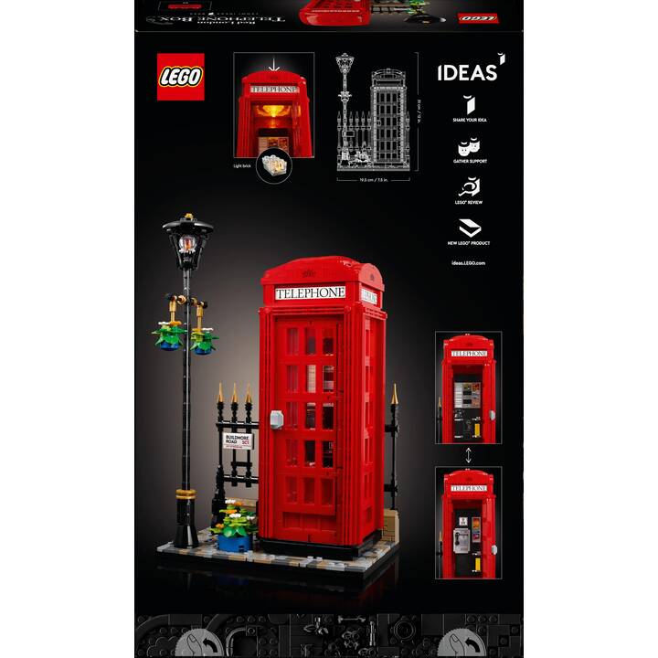 LEGO  Ideas Cabina telefonica rossa di Londra (21347)