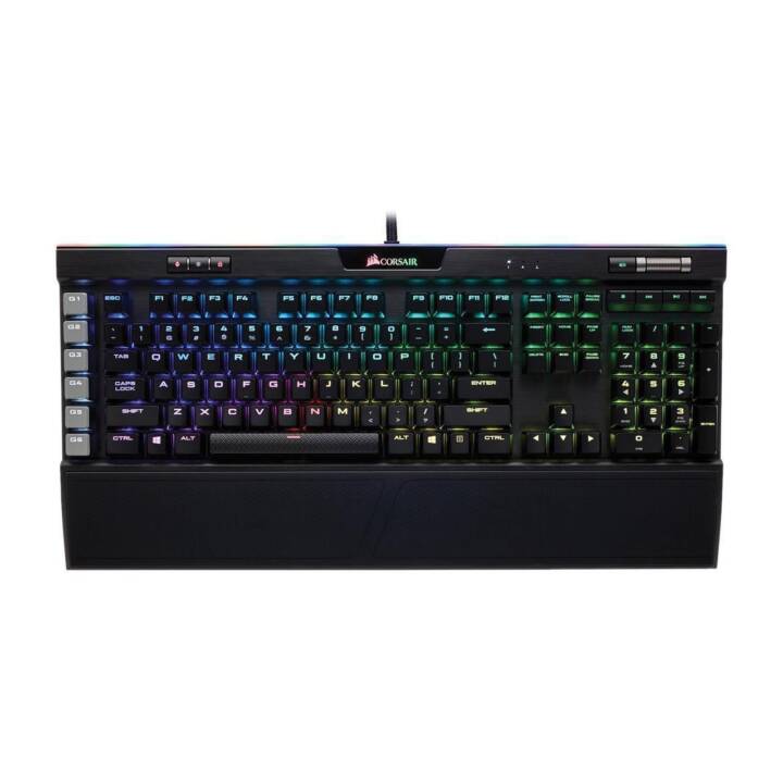 CORSAIR K95 RGB Platinum Cherry MX Speed (USB, Suisse, Câble)