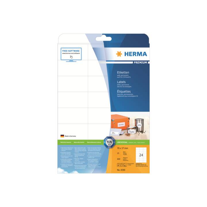 HERMA Premium (37 x 70 mm)