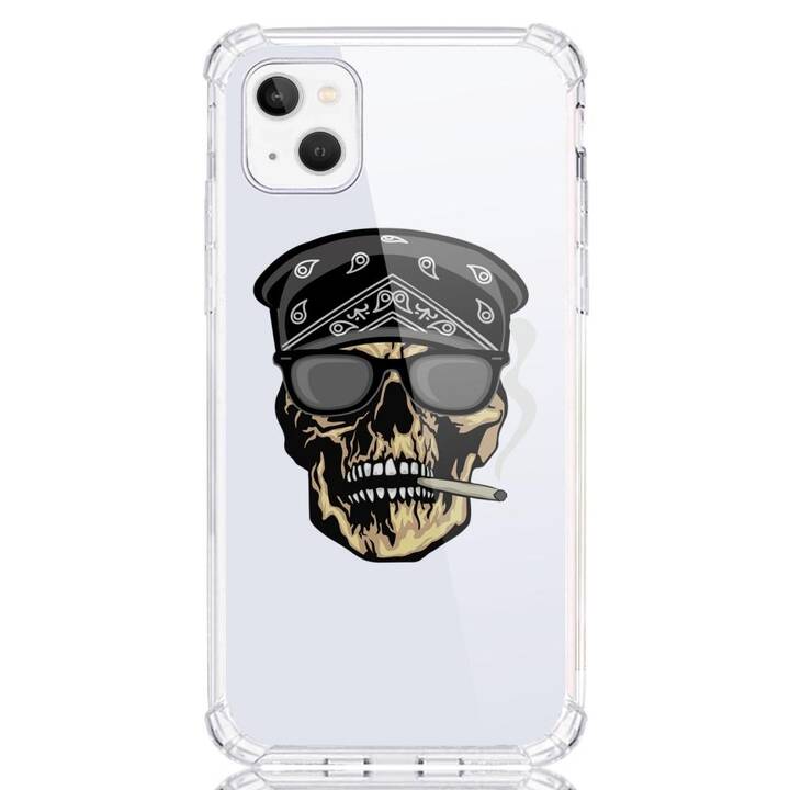 EG Backcover (iPhone 14 Plus, Crâne, Transparent)