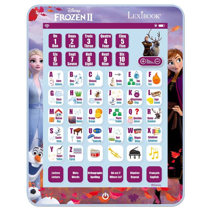 LEXIBOOK Tablettes pour enfant Frozen (EN, FR)