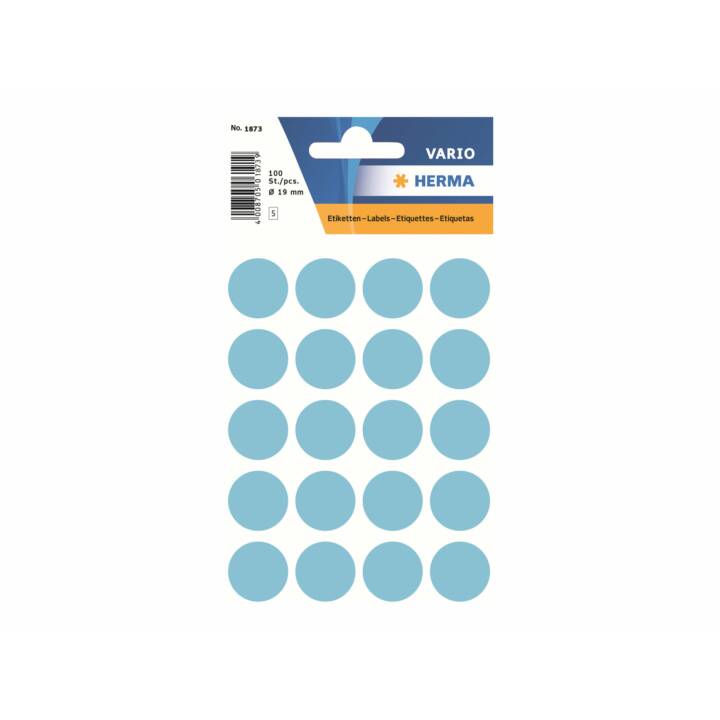 HERMA Sticker Vario (Blau, 100 Stück)