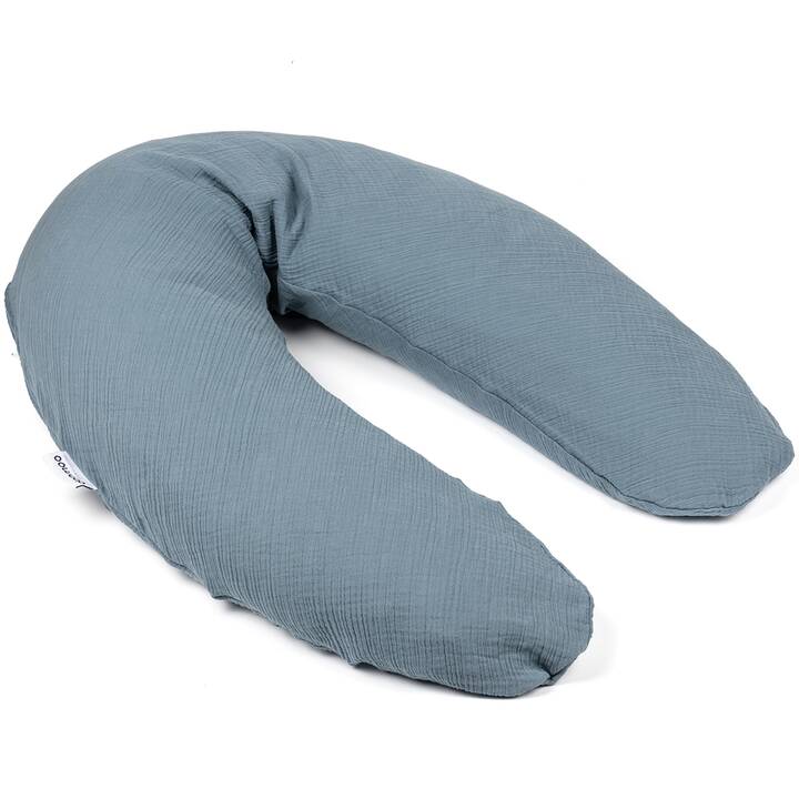 DOOMOO Coussins d'allaitement Comfy Big (190 cm, Bleu)