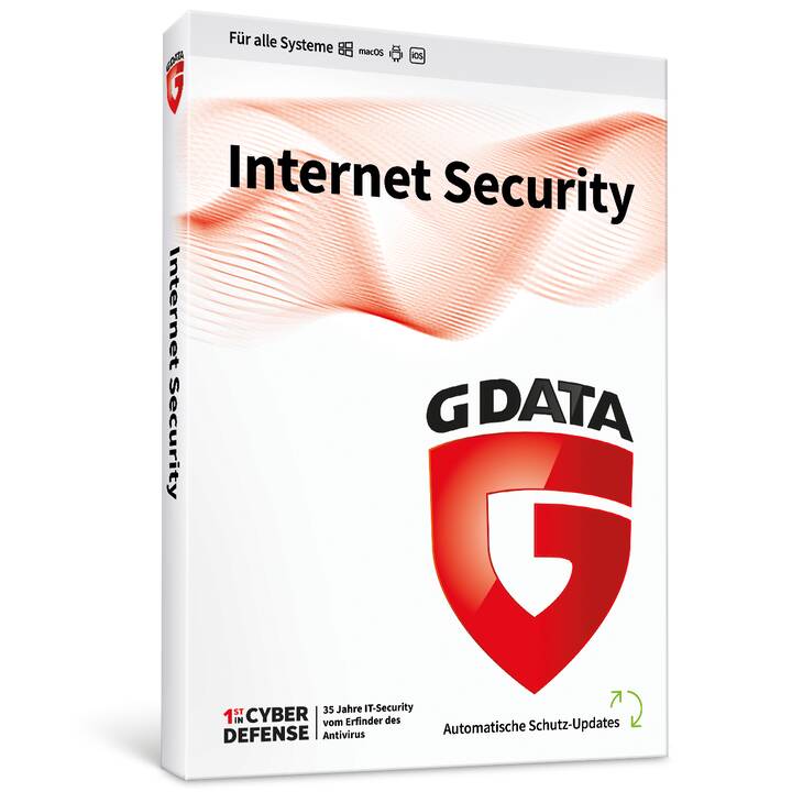 G-DATA Internet Security (Licence, 1x, 12 Mois, Allemand, Français, Italien)