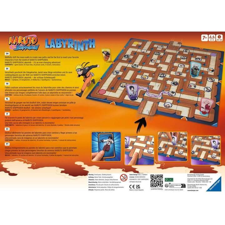 RAVENSBURGER Naruto Shippuden Labyrinth (DE, PT, IT, EN, FR, ES, NL)