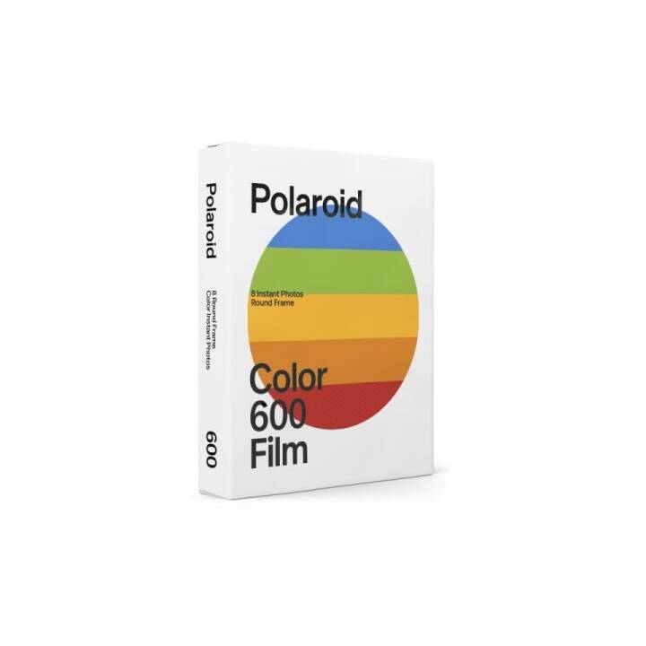 POLAROID Color 600 Round Frame – Limited Edition Sofortbildfilm (Polaroid 600, Weiss)