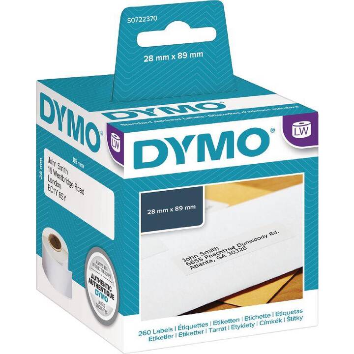 DYMO S0722370 Etikettenrolle (2 Stück)