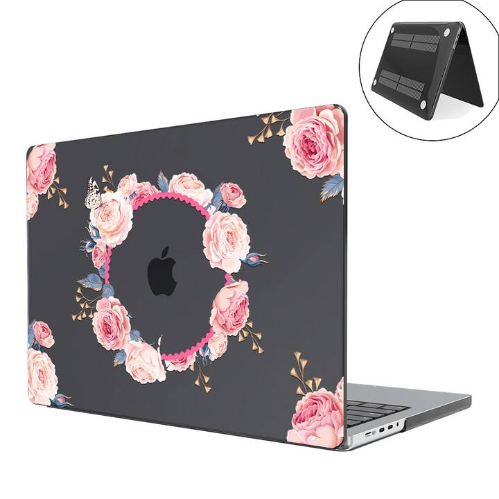 EG coque pour MacBook Pro 14 (puce M1) (2021) - rose - fleurs -  Interdiscount