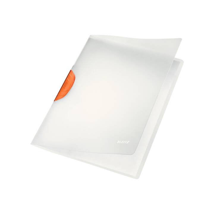 LEITZ Bewerbungsmappe Color Clip Magic (Orange, A4, 1 Stück)