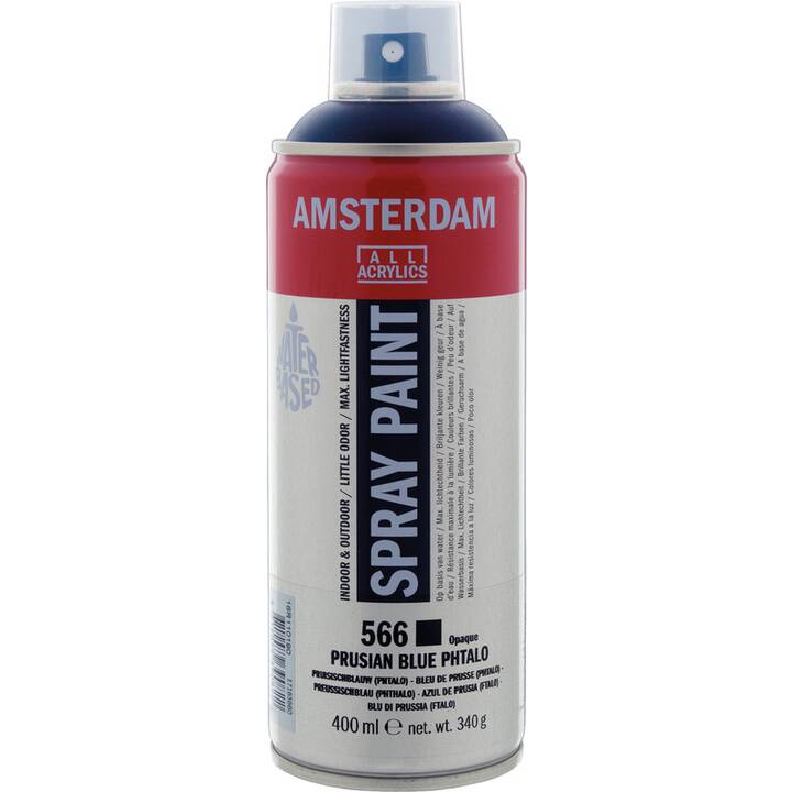 AMSTERDAM Spray de couleur (400 ml, Bleu)
