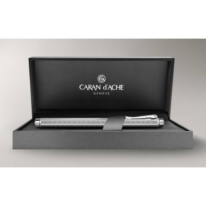 CARAN D'ACHE Stylo à bille Ecridor Chevron (Noir)