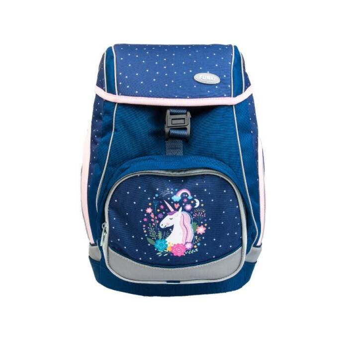 FUNKI Schulranzen Set Joy-Bag Unicorn (15 l, Blau, Pink)