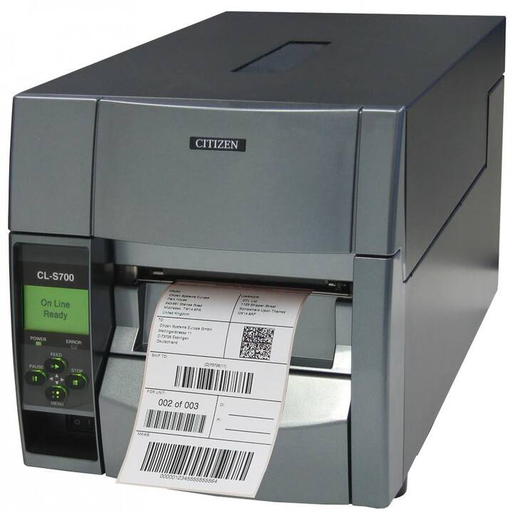 CITIZEN CL-S700II (Etikettendrucker, Thermodirekt, Thermotransfer)