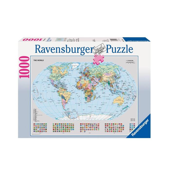 RAVENSBURGER Carte géografique Puzzle (1000 x)