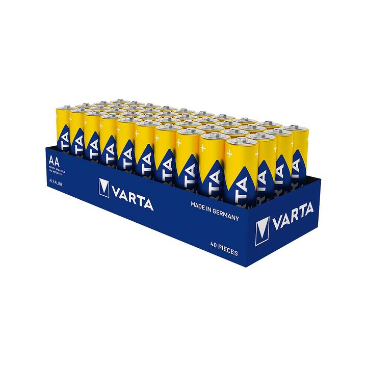 VARTA Longlife Batterie (AA / Mignon / LR6, 40 Stück)