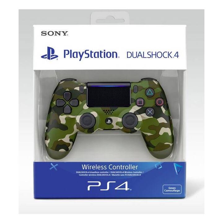 SONY Playstation 4 DualShock 4 Wireless-Controller Green Camo Manette (Vert, Camouflage)