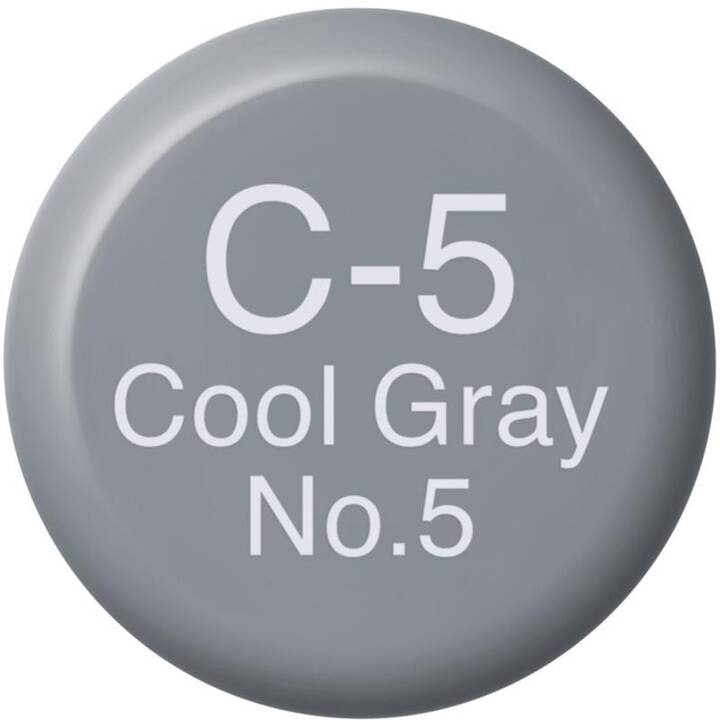 COPIC Inchiostro C-5 Cool Gray No.5 (Grigio, 12 ml)