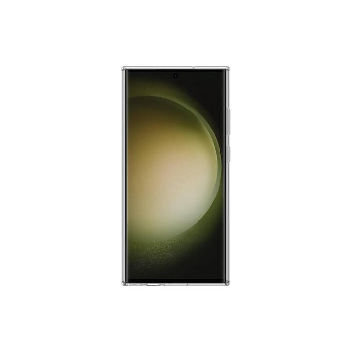 SAMSUNG Backcover Frame (Galaxy S23 Ultra, Transparente, Bianco)