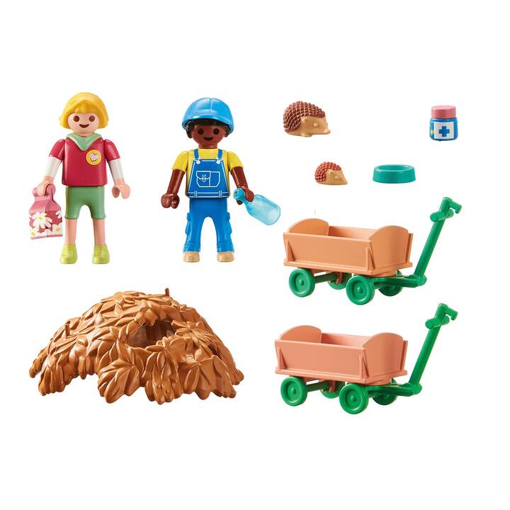 PLAYMOBIL My Life Soins famille hérisson (71512)