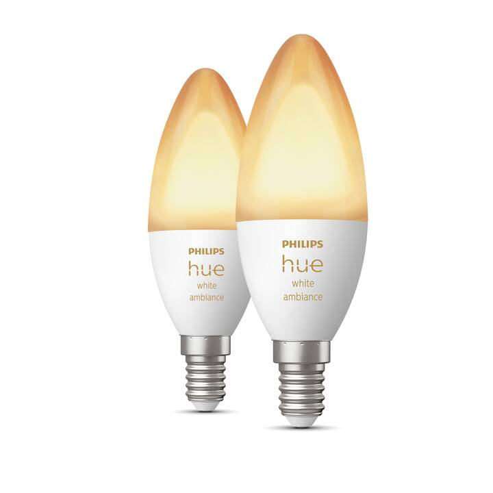 PHILIPS HUE Ampoule LED White Ambiance (E14, ZigBee, Bluetooth, 4 W)